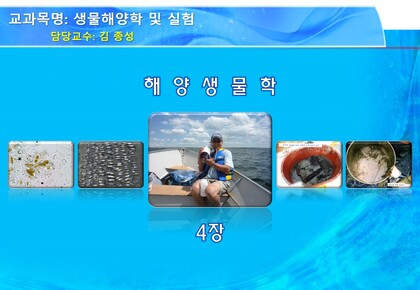 생물해양학 및 실험 9주-부유생물&연체동물의 분류, 채집, 표본제작 및 동정 사진