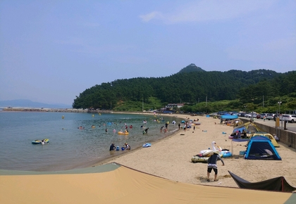통영 수륙해수욕장