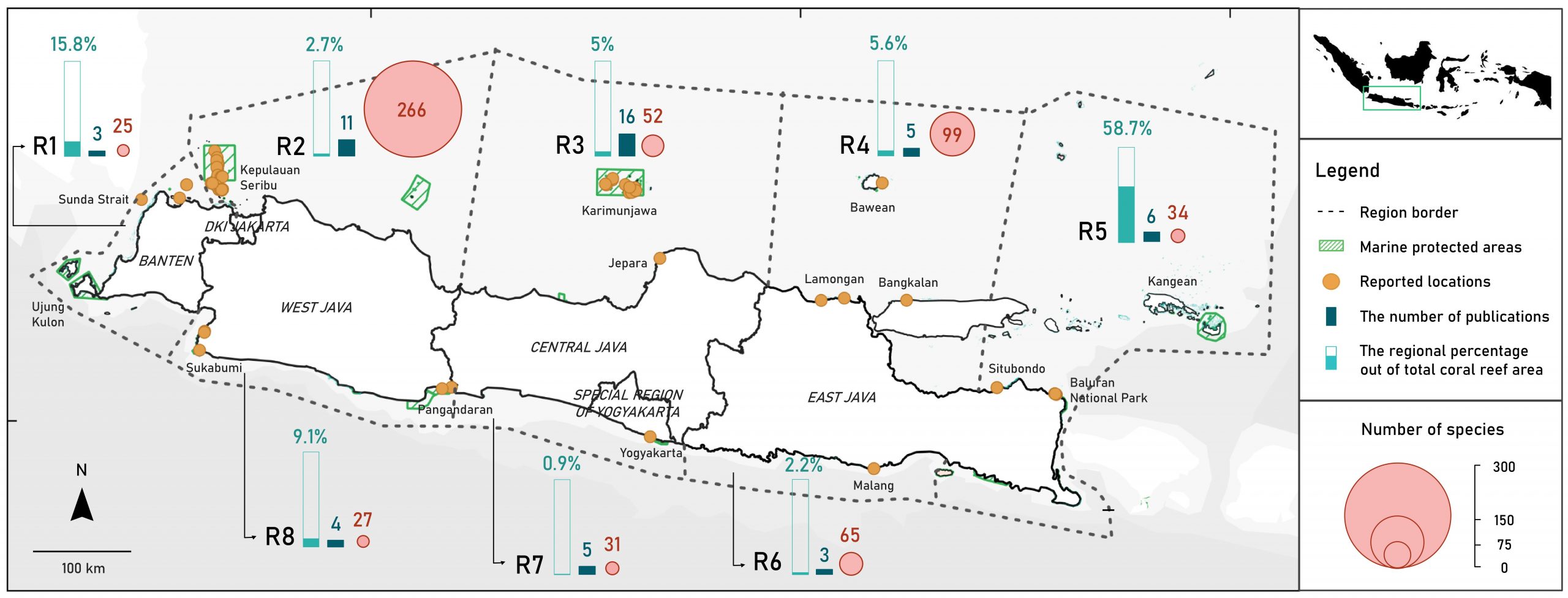 “Revealing Macrozoobenthos Diversity of Java Coral Reefs, Indonesia: A Review on Research Trends and... 사진